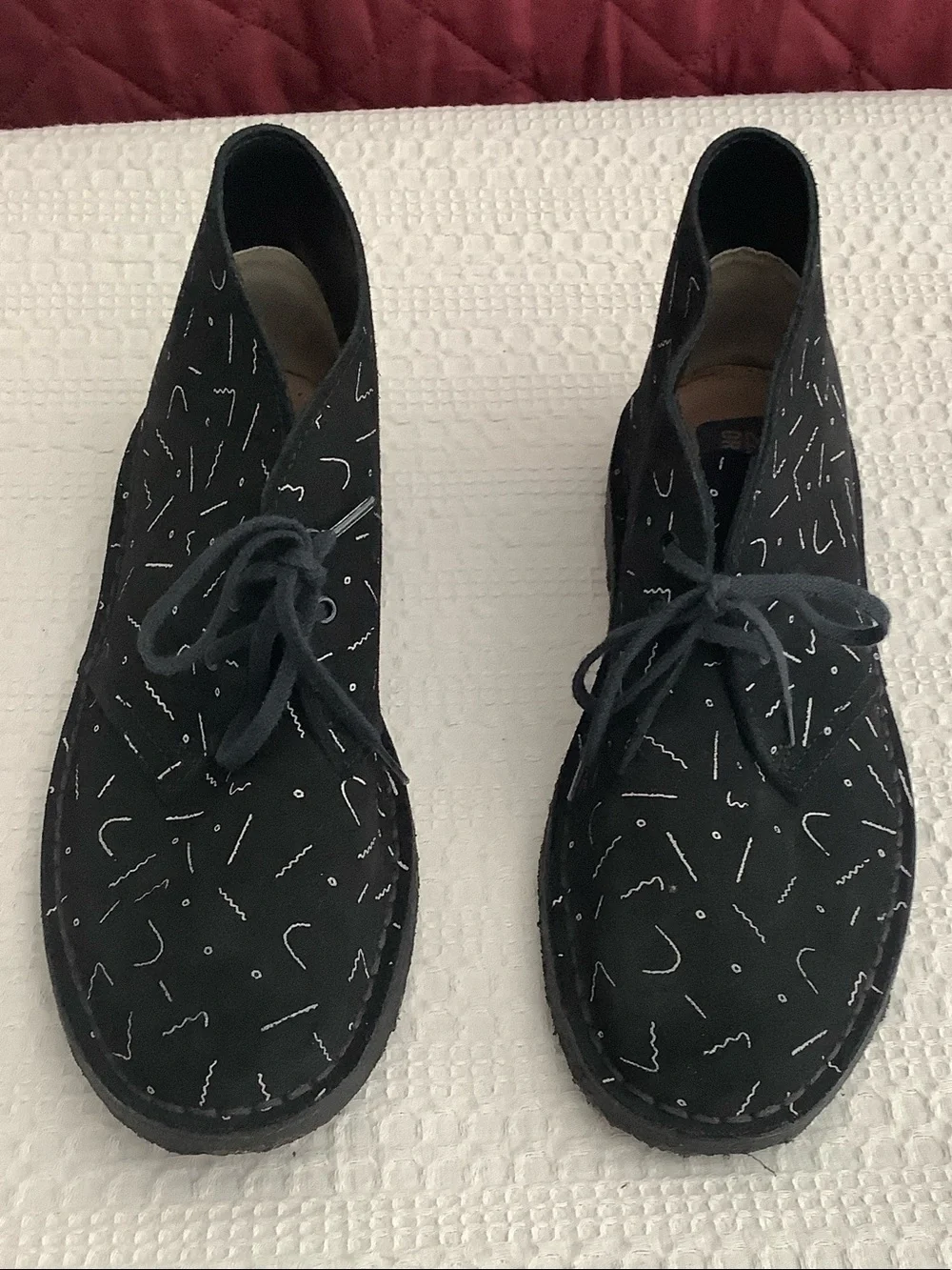 Clarks Black Leather Ankle Booties